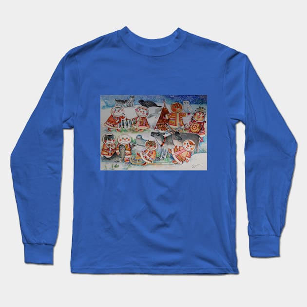 Alaska cats Long Sleeve T-Shirt by CATS ART